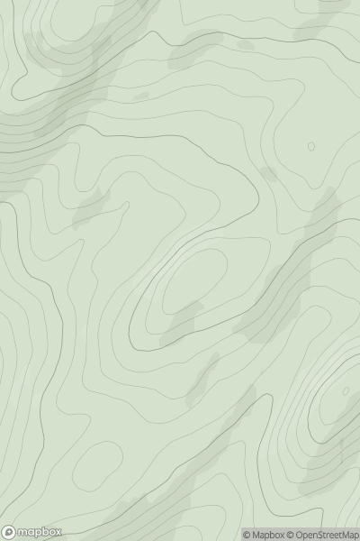 Thumbnail image for Creag Bhreac [Oban to Loch Fyne] [NR890969] showing contour plot for surrounding peak